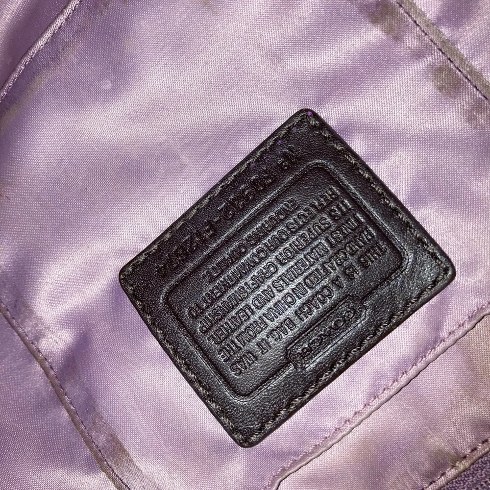 COACH ZOE F12674 signature SHOULDERBAG SATCHEL TOTE - Picture 7 of 11